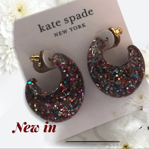 (REDUCED) NWOT—NEW LISTING—KATE SPADE GLITTER ER HUGGIES - Picture 2 of 5